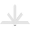 Ekena Millwork Kennewick Architectural Grade PVC Gable Bracket, 48"W x 32"H x 2"D x 4"F, 16/12 Pitch GBP048X32X0204KEN00 - alternate 5